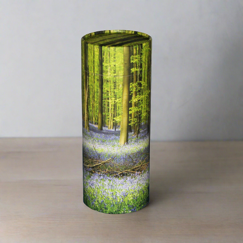 Bluebell Forest Cremation Scattering Tube In Large
