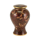 Etienne Brown Butterfly Cloisonne Cremation Urn
