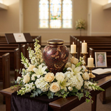 Etienne Brown Butterfly Cloisonne Cremation Urn