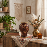 Etienne Brown Butterfly Cloisonne Cremation Urn