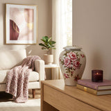 Rose Bouquet Ceramic Cremation Urn In Large