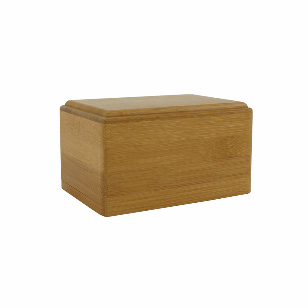 Bamboo Pet Urn In Small