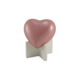 White Wooden Heart Stand