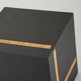 Hudson Black/Bamboo Cremation Urn in Extra Large