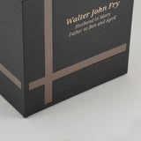 Hudson Black/Grey Cremation Urn in Extra Large