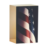 Memorial Patriot Tribute Full Size Cremation Urn in Gold