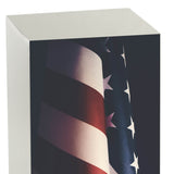 Memorial Patriot Tribute Full Size Cremation Urn in Pewter