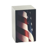 Memorial Patriot Tribute Full Size Cremation Urn in Pewter