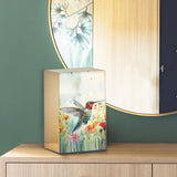 Memorial Hummingbird Tribute Full Size Cremation Urn in Gold
