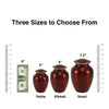 Classic Expressions: "Best Cat Ever" Ruby Pet Urn In Extra Small