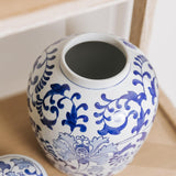 Exotic Blue Ceramic Cremation Urn