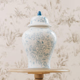 Blue Bird Ceramic Temple Cremation Urn
