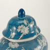 Plum Blossom Blue Temple Ceramic Urn