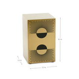 Cascade Bronze Cremation Urn With Double Horizon