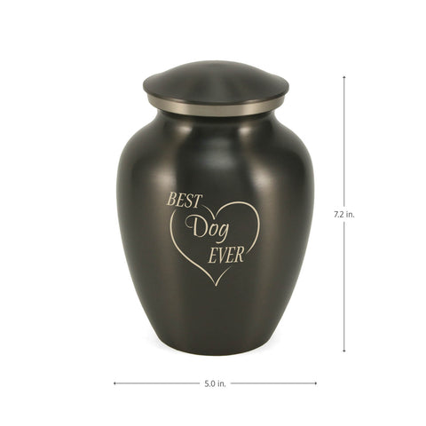 Classic Expressions: "Best Dog Ever" Slate Pet Urn in Small