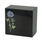 Natural black marble urn featuring blue rose design with shell inlay main image.