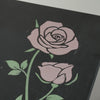 Keystone Black Marble Cremation Urn With Roses