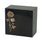 Keystone Black Marble Cremation urn with roses and precious pink inlay main image.