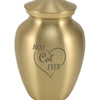 Classic Expressions: "Best Cat Ever" Bronze Pet Urn In Small