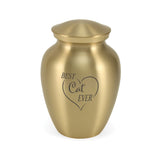 Classic Expressions: "Best Cat Ever" Bronze Pet Urn In Extra Small