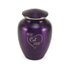 Classic Expressions: "Best Cat Ever" Purple Pet Urn In Small