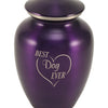 'Best Dog Ever' Purple Pet Urn Bundle