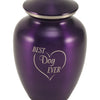 Classic Expressions: "Best Dog Ever" Purple Pet Urn In Small