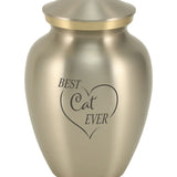 Near & Dear® Classic Expressions: "Best Cat Ever" Pewter Pet Urn In Small