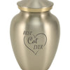 Classic Expressions: "Best Cat Ever" Pewter Pet Urn In Small