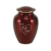Classic Expressions: "Best Cat Ever" Ruby Pet Urn In Extra Small