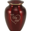 Classic Expressions: "Best Dog Ever" Ruby Pet Urn In Small