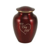 Classic Expressions: "Best Dog Ever" Ruby Pet Urn In Extra Small