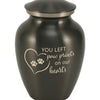 Classic Expressions: "You Left Paw Prints..." Slate Pet Urn In Petite