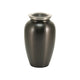 Classic slate metal cremation urn main image.