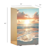 Memorial Oceanside Tribute Full Size Cremation Urn in Gold