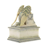 Aged Weeping Angel Urn in Large