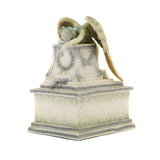 Aged Weeping Angel Urn in Large