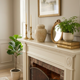 Elliptical Alluvium Marble Cremation Urn In Large