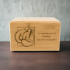 Bamboo Cremation Box with Boxing Gloves Design