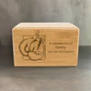 Bamboo Cremation Box with Boxing Gloves Design