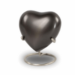 Classic Slate Heart Keepsake Urn
