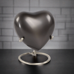 Classic Slate Heart Keepsake Urn