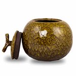 Autumn Yellow Ceramic Cremation Urn