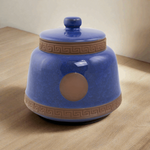 Azure Ceramic Pet Urn in Small