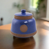 Azure Ceramic Pet Urn in Small