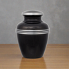 Slate Banded Cremation Urn in Medium