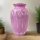 Garland Drop Cremation Urn in Purple