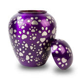 Purple Paws of Love Pet Urn Bundle