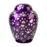Purple Paws of Love Pet Urn Bundle