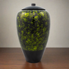 Tall Bamboo Cremation Urn in Green